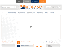 Tablet Screenshot of midlandu.edu